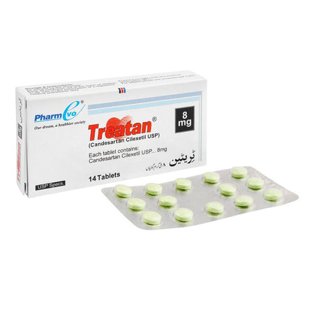 PharmEvo Treatan Tablet, 8mg, 14-Pack - Main Image