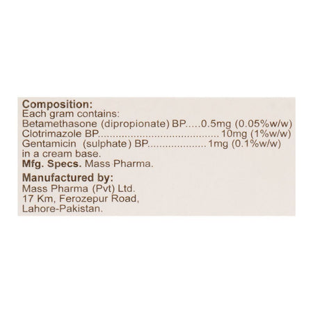 Mass Pharma Lotricort-G Cream, 15g - Image 4
