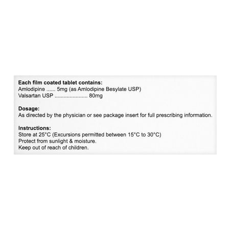 Scilife Pharma Amstan Tablet, 5mg + 80mg, 28-Pack - Image 4