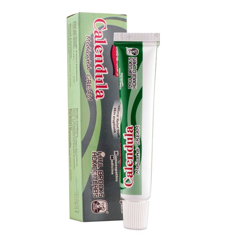 Paul Brooks Homoeo Labs Calendula Medicated Cream, 20g - Main Image