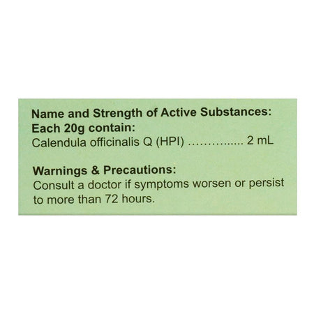 Paul Brooks Homoeo Labs Calendula Medicated Cream, 20g - Image 2