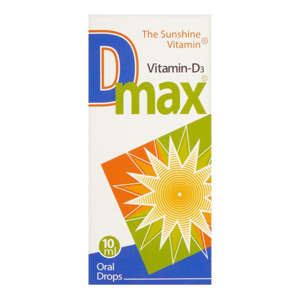 Matrix Pharma D-Max Vitamin D3 Oral Drops, 10ml - Image 2