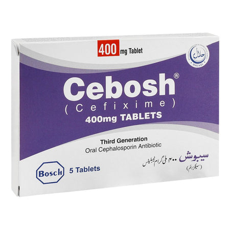 Bosch Pharmaceuticals Cebosh Tablet, 400mg, 5-Pack - Main Image