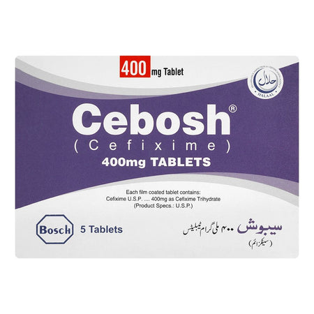 Bosch Pharmaceuticals Cebosh Tablet, 400mg, 5-Pack - Image 2