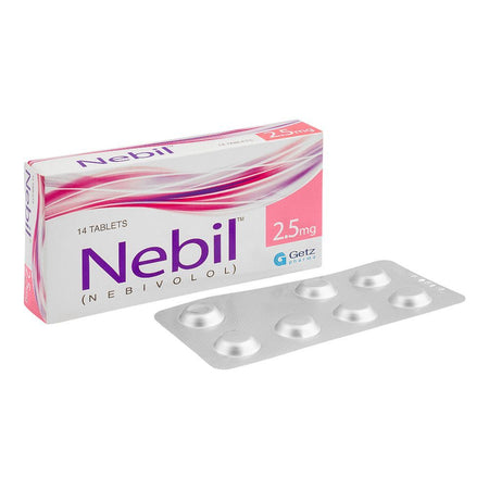 Getz Pharma Nebil Tablet, 2.5mg, 14-Pack - Main Image
