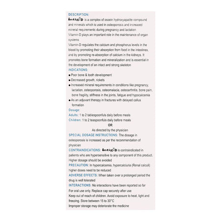 Sami Pharmaceuticals Intig-D Suspension, 60ml - Image 3