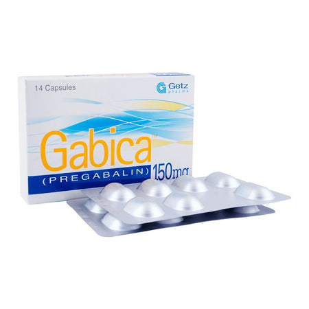 Getz Pharma Gabica Capsule, 150mg, 14-Pack - Main Image