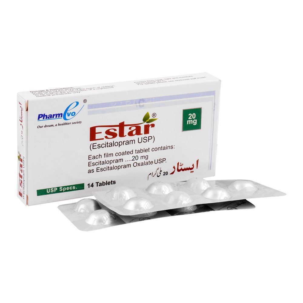 PharmEvo Estar Tablet, 20mg, 14-Pack - Main Image