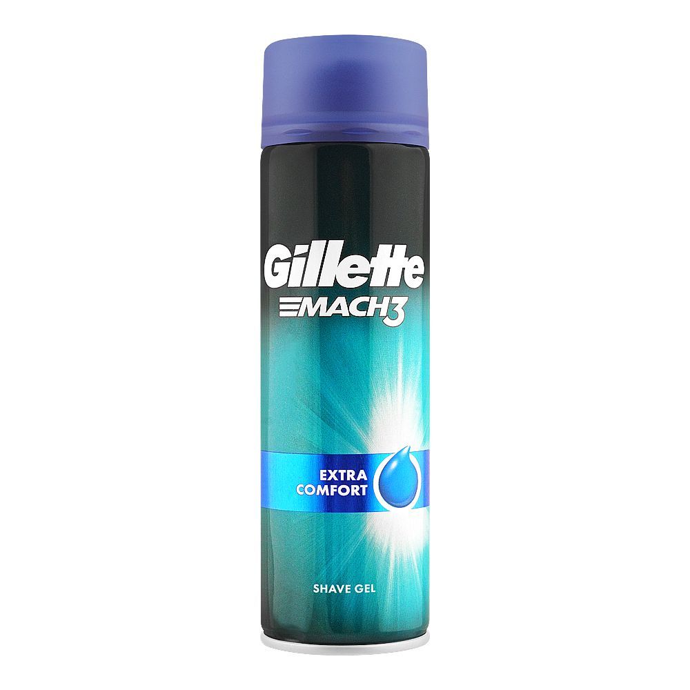 Gillette Mach-3 Extra Comfort Shave Gel, 200ml - Main Image