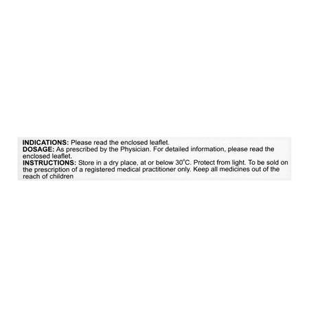 Efroze Chemicals Corbis Tablet, 2.5mg, 20-Pack - Image 3