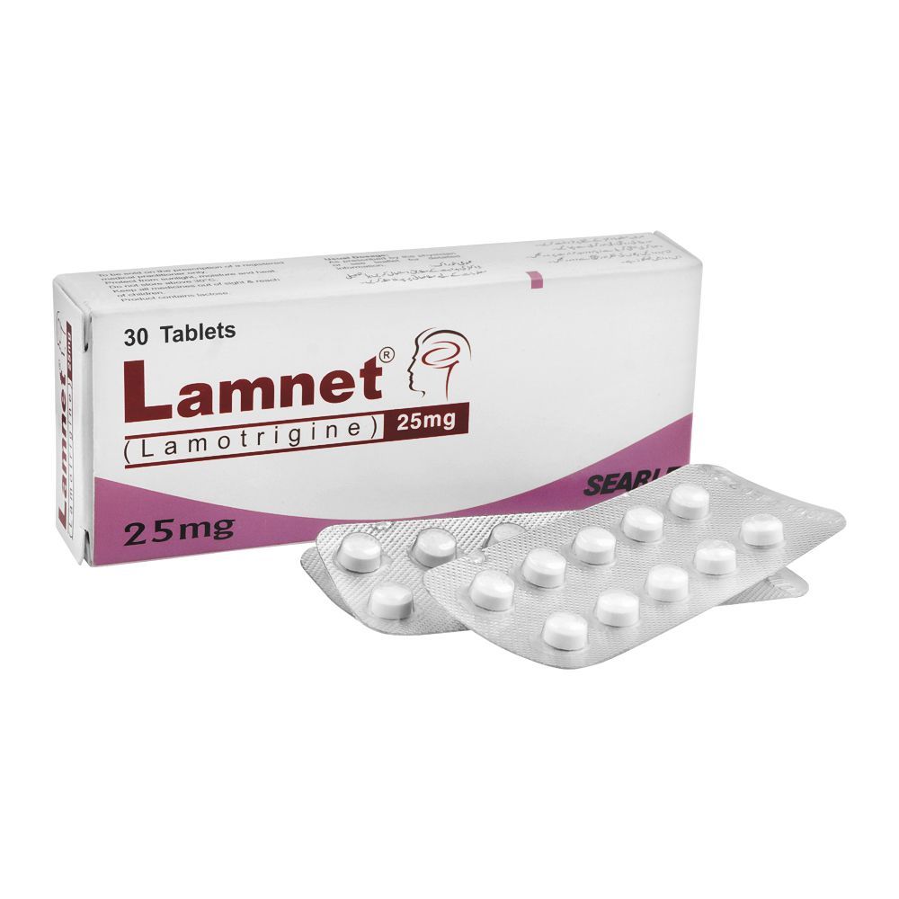 Searle Lamnet Tablet, 25mg, 30-Pack - Main Image