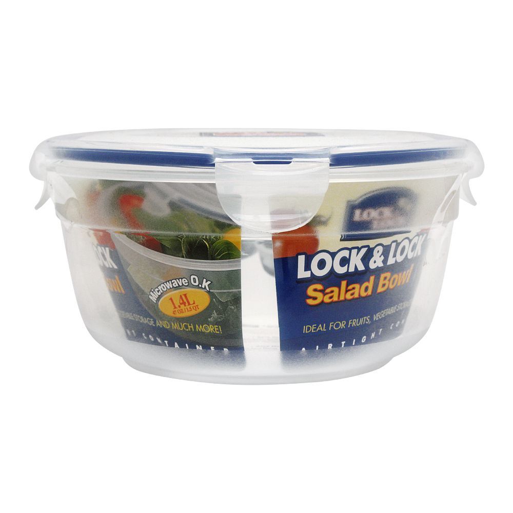 Lock & Lock Air Tight Round Salad Bowl, 1.4L, LLHSM945 - Main Image