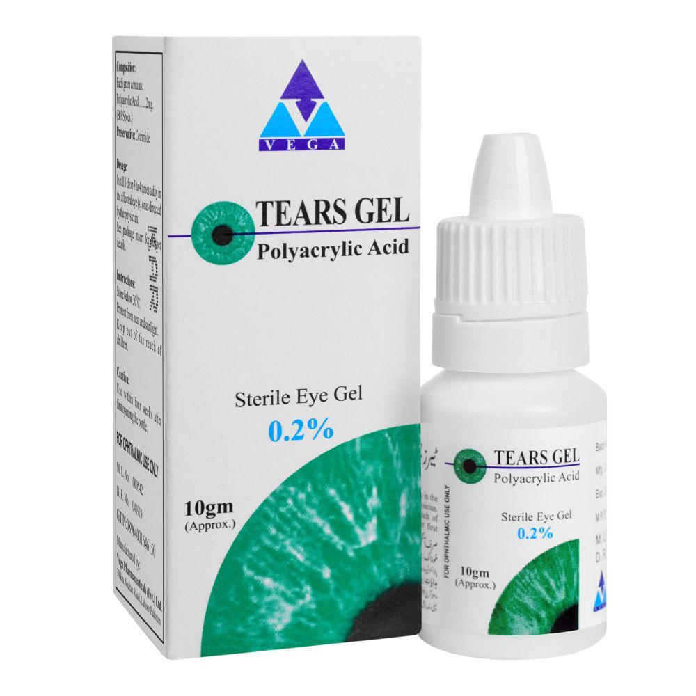 Vega Pharmaceuticals Tears Gel, 10g - Main Image