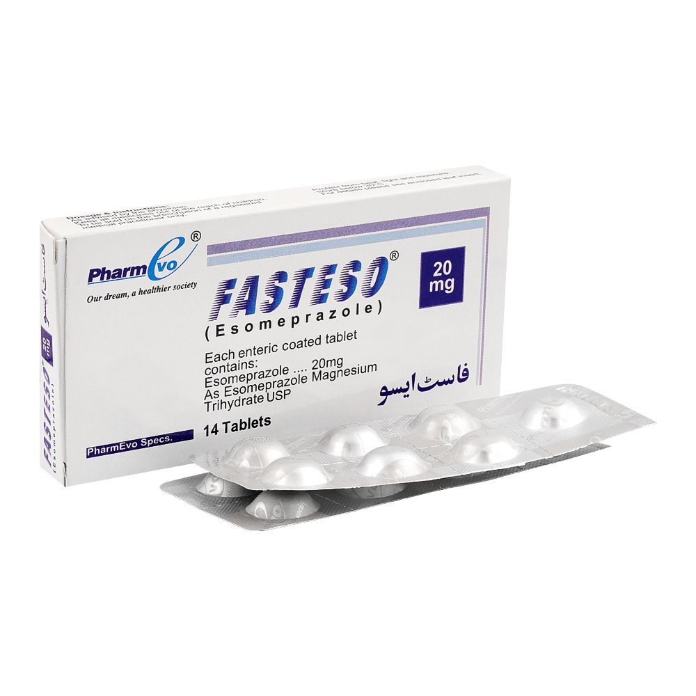 PharmEvo Fasteso Tablet, 20mg, 14-Pack - Main Image