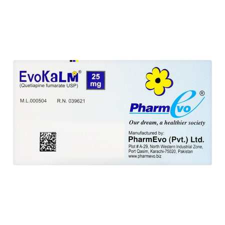 PharmEvo Evokalm Tablet, 25mg, 10-Pack - Image 2
