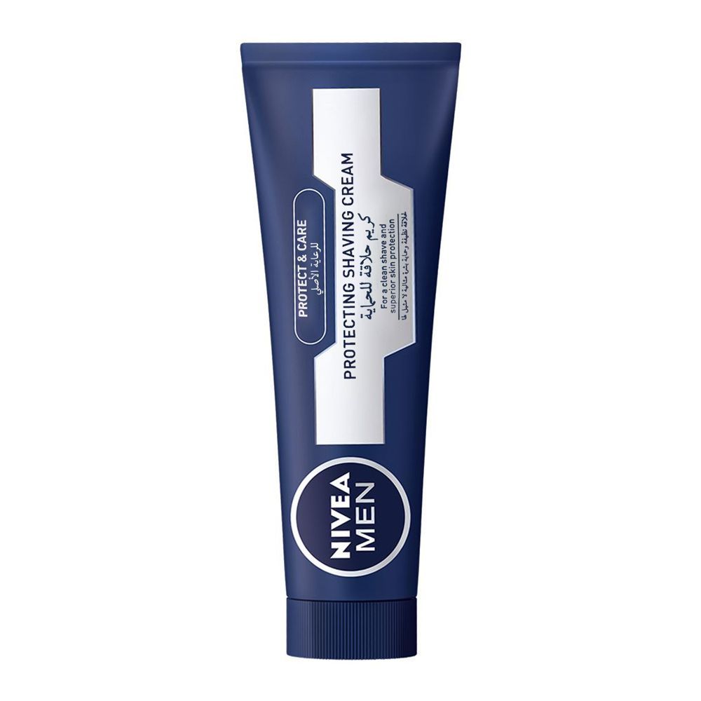 Nivea Protect & Care Protecting Shaving Cream Tube, 100ml - Main Image