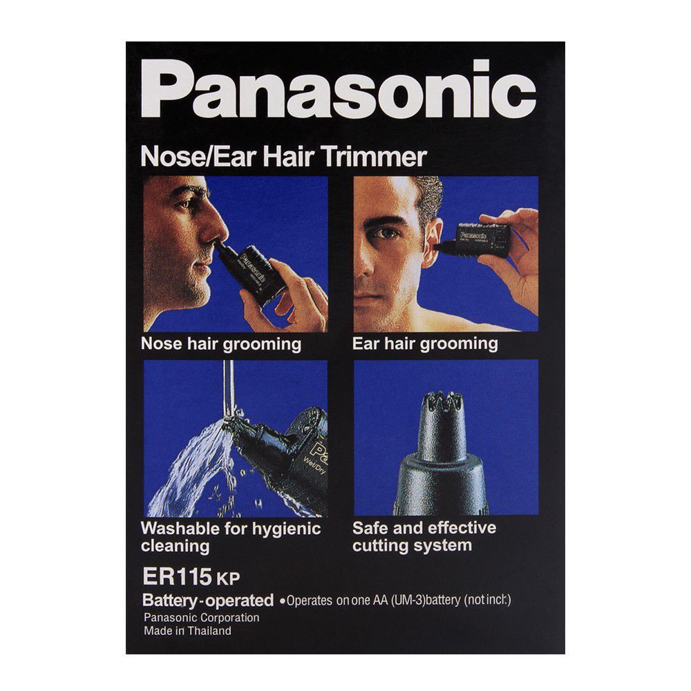 Panasonic Nose & Ear Hair Trimmer Wet/Dry ER-115K - Image 3