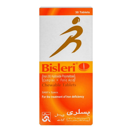 Sami Pharmaceuticals Bisleri Chewable Tablet, 30-Pack - Image 2