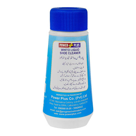 Power Plus Whito Liquid Shoe Cleaner, 100ml - Image 2