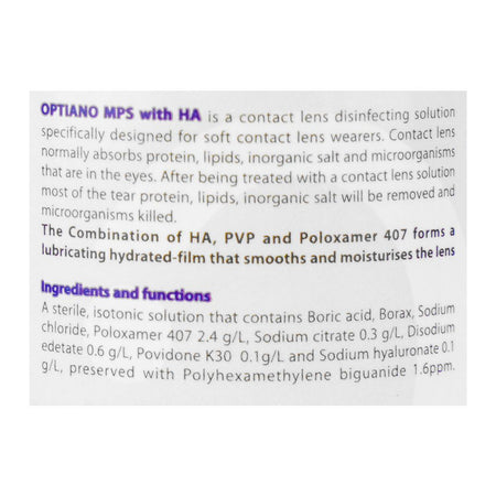 Optiano Multi-Purpose Contact Lens Solution, 100ml - Image 4