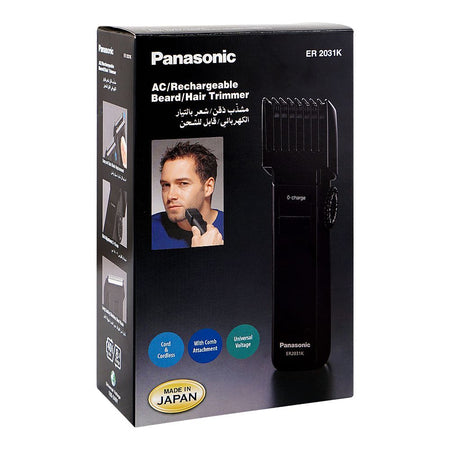 Panasonic AC/Rechargeable Beard/Hair Trimmer, 40 Minutes Run Time, 100-240V, ER-2031K - Image 2