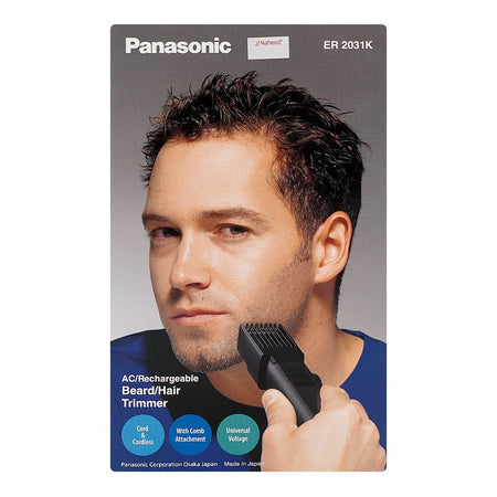 Panasonic AC/Rechargeable Beard/Hair Trimmer, 40 Minutes Run Time, 100-240V, ER-2031K - Image 5