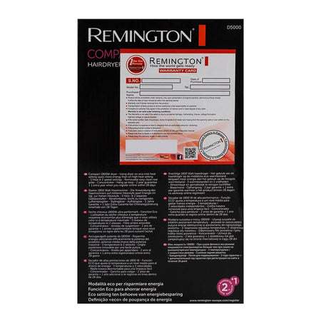 Remington Compact Ionic Travel Hair Dryer D5000 - Image 3