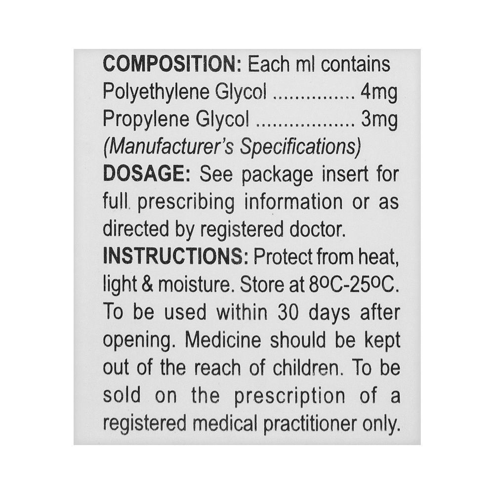 Shaigan Pharmaceuticals Eyelub Sterile Lubricant Eye Drops, 15ml - Image 3