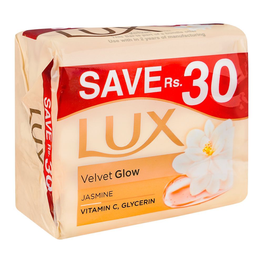 Lux Velvet Glow Jasmine White Soap Trio Pack, 3x128g - Main Image