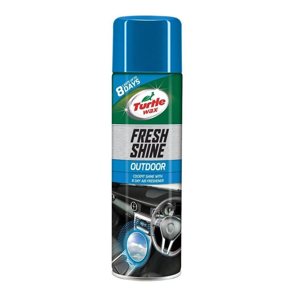 Turtle Wax Fresh Shine Outdoor, Cockpit Shine & Air Freshener, 500ml - Main Image