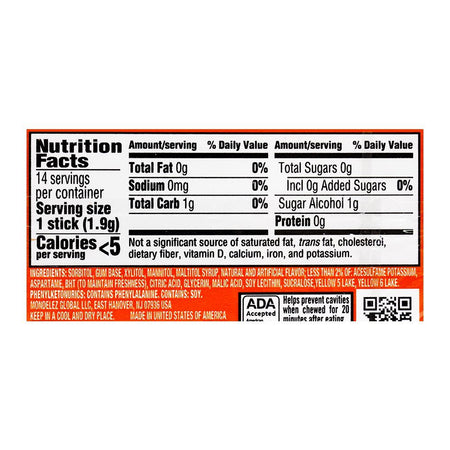 Trident Sugar-Free Gum Tropical Twist, 14-Pack - Image 3