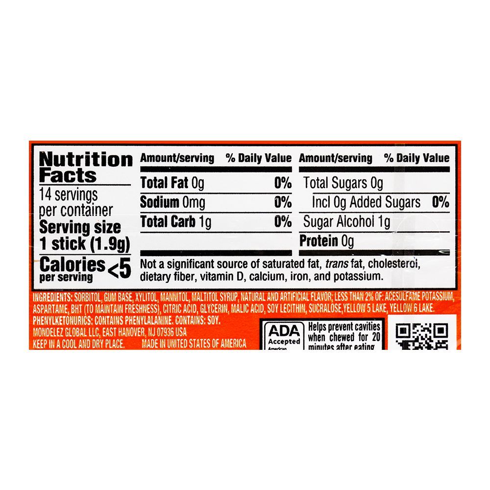 Trident Sugar-Free Gum Tropical Twist, 14-Pack - Image 3