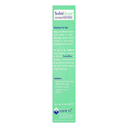 Safriderm Skin Brightening Cream, 30g - Image 2