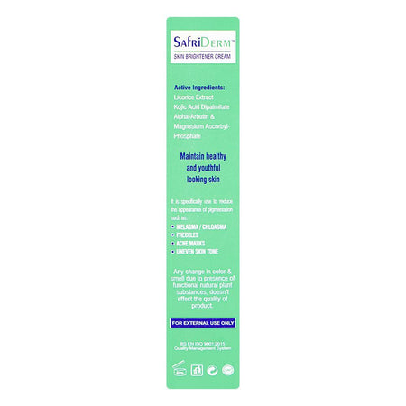 Safriderm Skin Brightening Cream, 30g - Image 3