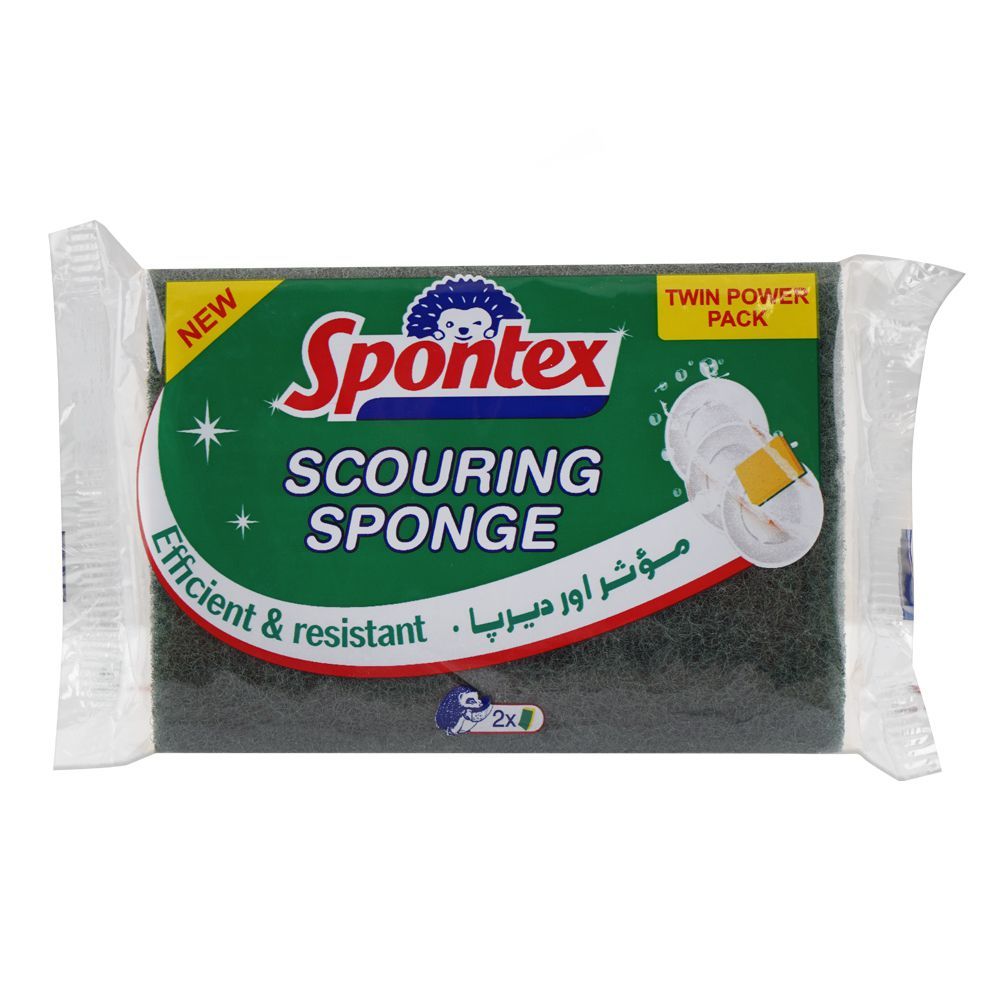 Spontex Scouring Sponge Twin Power Pack, 1-Pack - Main Image