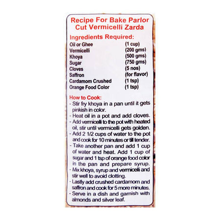 Bake Parlor Cut Vermicelli 400gm - Image 3