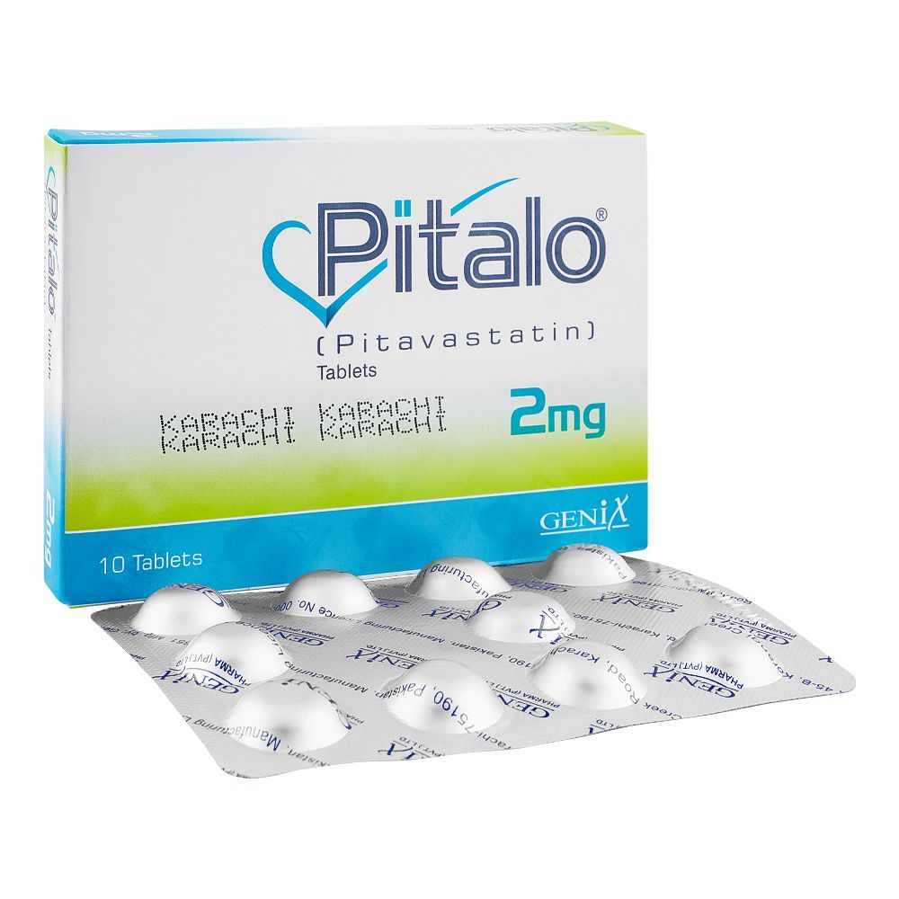 Genix Pharma Pitalo Tablet, 2mg, 10-Pack - Main Image