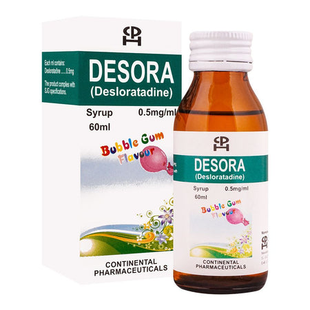 Continental Pharmaceuticals Desora Syrup, 60ml - Main Image