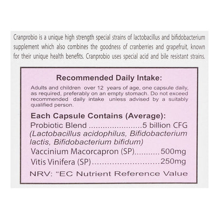 Nutra Zone Healthcare Cranprobio One A Day Capsules, 10-Pack - Image 3