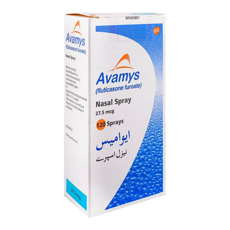GSK Avamys Nasal Spray, 27.5mcg, 120 Sprays - Main Image
