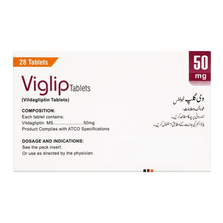 ATCO Laboratories Viglip Tablet, 50mg, 28-Pack - Image 2