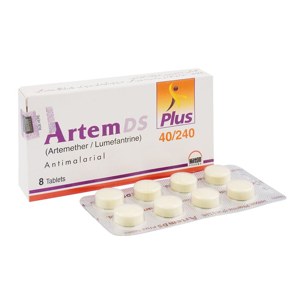 Hilton Pharma Artem DS Plus Tablet, 40/240mg, 8-Pack - Main Image