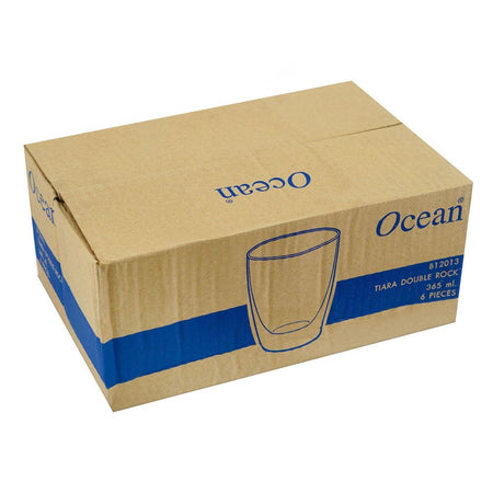 Ocean Double Rock Glass Set, 365ml Each, 6-Pack, B12013 - Image 2