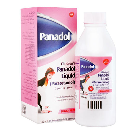 GSK Children's Panadol Liquid, Sugar-Free, 120ml - Image 2