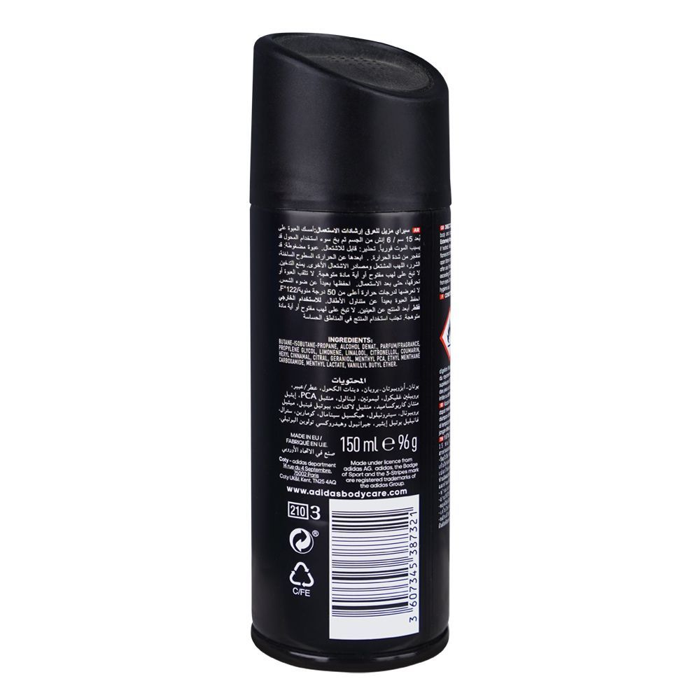 Adidas Ice Dive Deodorant Body Spray, For Men, 150ml - Image 3