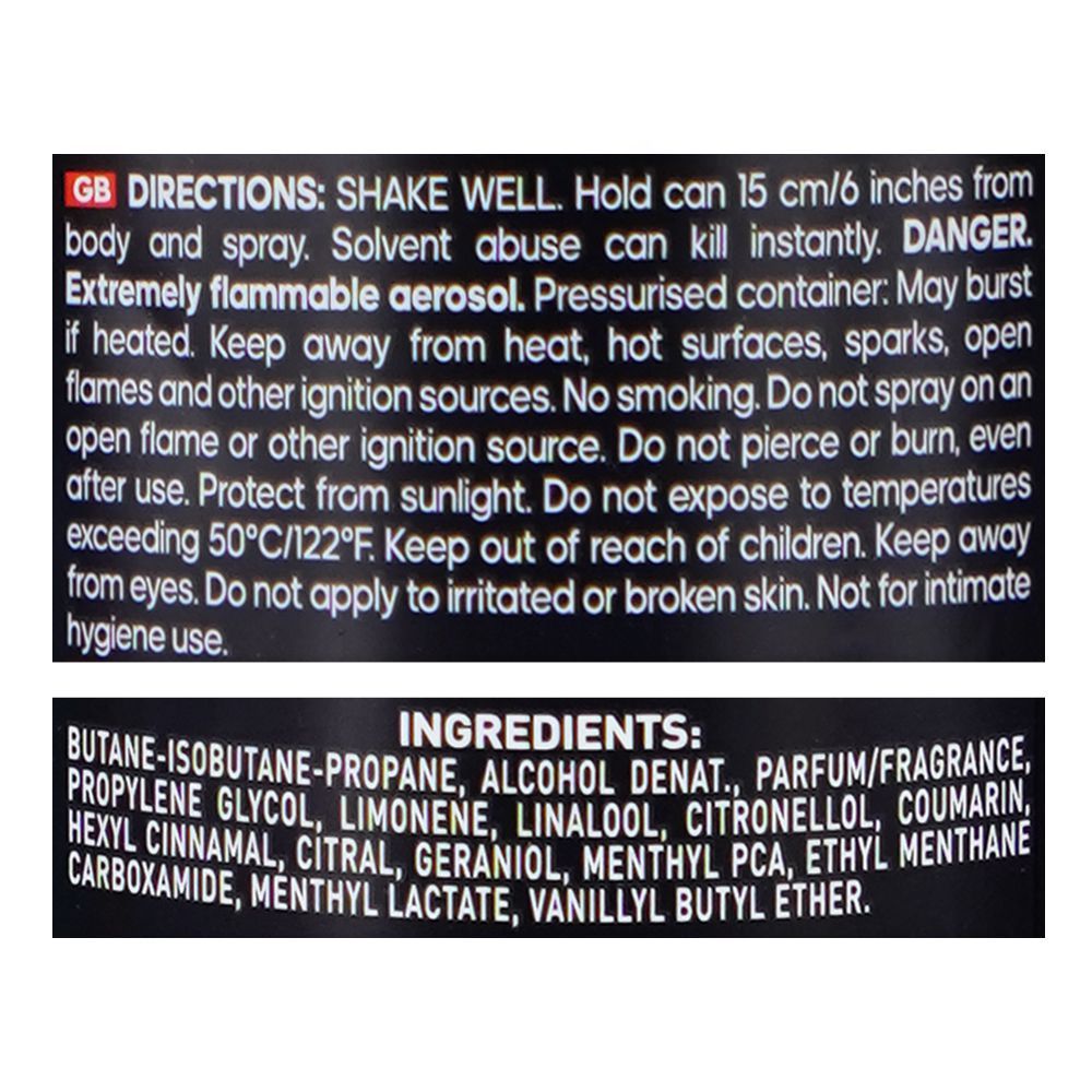 Adidas Ice Dive Deodorant Body Spray, For Men, 150ml - Image 4