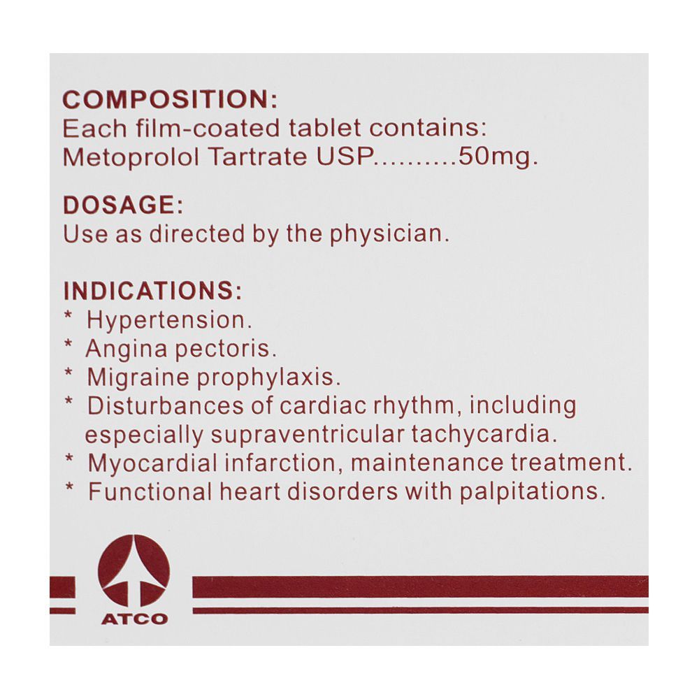 ATCO Laboratories Merol Tablet, 50mg, 30-Pack - Image 3