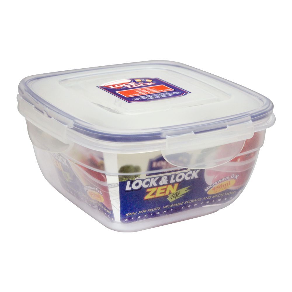 Lock & Lock Air Tight Square Zen Style Container, 950ml, LLHSM8440 - Main Image