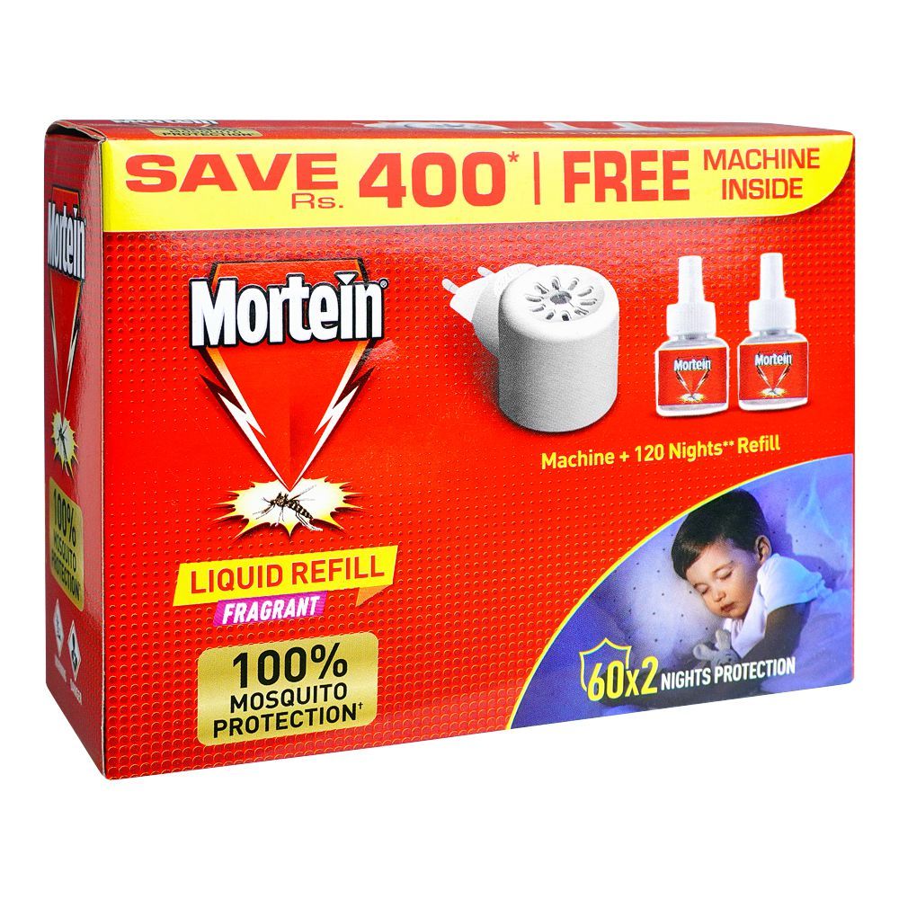 Mortein Fragrant Liquid Mosquito Machine, With Refill - Main Image