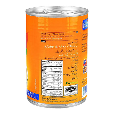 American Garden Sweet Corn Whole Kernel, 400g - Image 3